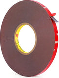 HitLights Double Sided Tape Heavy Duty 100FT, Waterproof Strong Mounting Adhesive Tape for Walls, Car, Home Decor, Office Decor (100FT x 0.39IN)