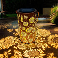 Birthday Gifts for Women Mom Grandma, Sunflower Solar Lanterns Outdoor Waterproof, Hanging Solar Lights for Yard, Patio, Porch, Garden Decor