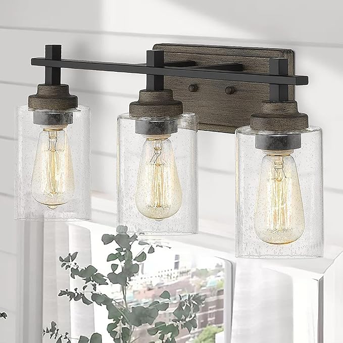 GO&SO 3 Pack Clear Bubble Seeded Glass Shade, Cylinder Glass Lamp Shade Replacement, for Pendant Light/Wall Sconce/Floor Lamp/Desk Lamp/Chandelier - 5.5in Height, 3.94in Diameter, 1.65in Fitter