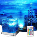 LETOUR Ocean Wave Projector Light,Ocean Wave Cube Lamp with 16 Colors & 30 Modes Northern Lights for Kids, Ceiling Projector with ROHS Certification for Bedroom/Party/Game Rooms