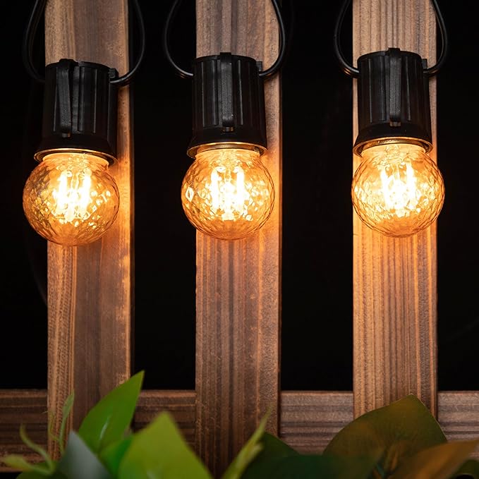 G40 LED Low Watt Light Bulbs Warm Glow E26 Amber 1W 10 Watt Light Bulb,Low Lumen Light Bulb Small Edison Short Decorative Dim Light Bulbs for Lamp,Bedroom,Warm White 2200K 100LM,Non Dimmable,PACK of 6