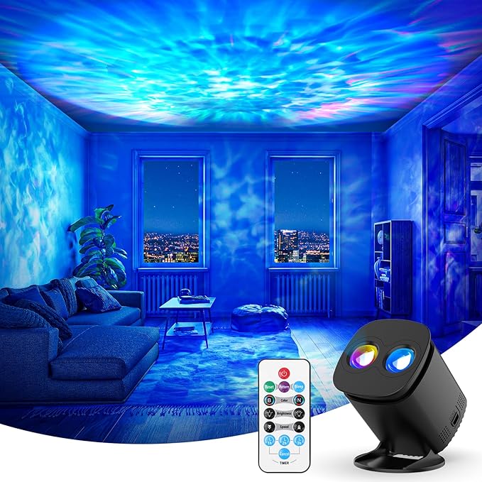 Galaxy Projector for Bedroom, Light Projector with Timer and Remote, Nebula Ceiling Night Light for Kids Adults, Room Decor, Christmas Gifts