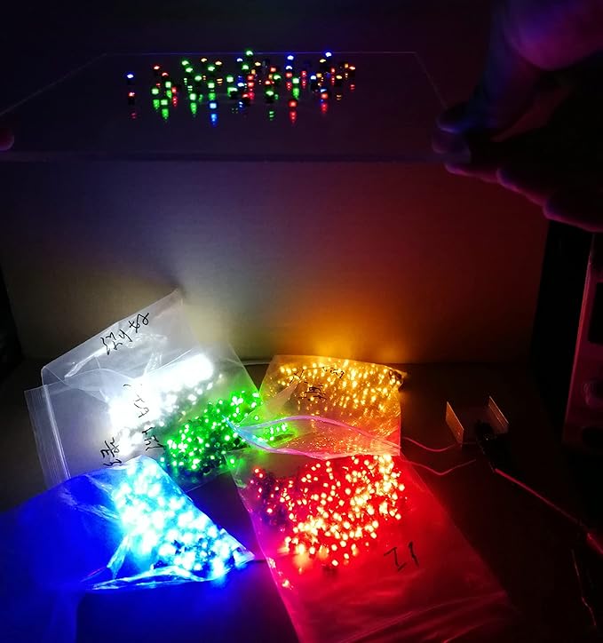 Taidacent 24V 270mm Long Distance Wireless LEDs and Coil Large Wireless Inductive Induction Coil Led Lights Charging Module Kit (Only 10PCS Red LEDs Without Inductive Coil)