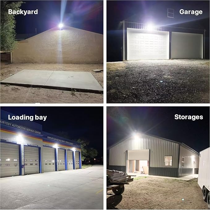 HYPERLITE LED Wall Pack 40W: 5000K ETL Listed with Dusk-to-Dawn Photocell Commerical Security Lighting - 0-90° Adjustable Small Wall Pack Lights Outdoor Led for Garage House Driveway Building Yard