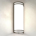 ASD 18 Inch LED Outdoor & Indoor Wall Mount Light Fixture - Oil Rubbed Bronze Modern Wall Sconce Lighting - 20W 120-277V 3000K 4000K 5000K Adjustable Dimmable Front Door & Patio Exterior Lights - ETL