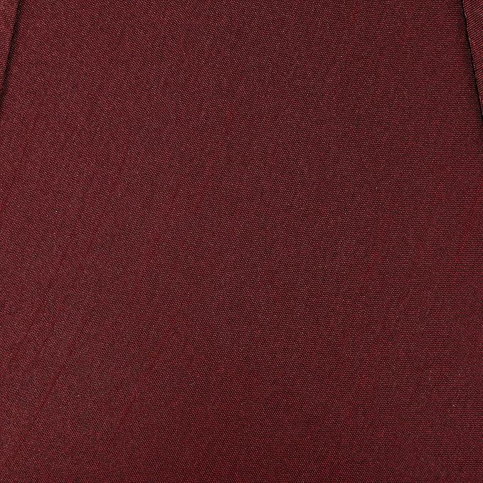 GOSO Medium Burgundy Red Drum Lamp Shade for Table Lamps Floor Lamp,12x14x10 inch (Spider) Fabric Faux Silk Lampshades Replacement, Art Deco Vintage Lamp Shades for Living Room&Bedroon-Easy Assembly